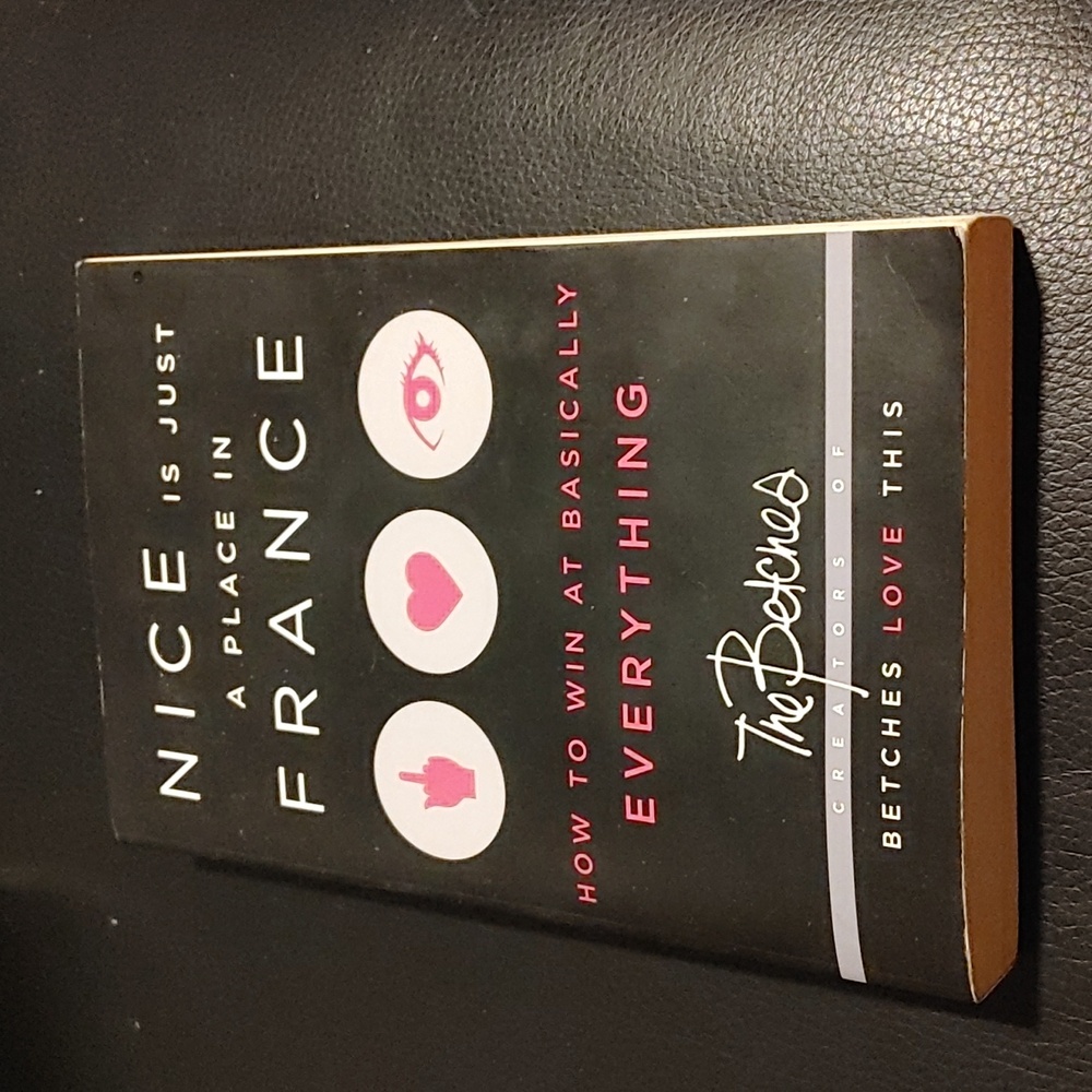 Preowned copy of Nice is just a place in France by The Betches